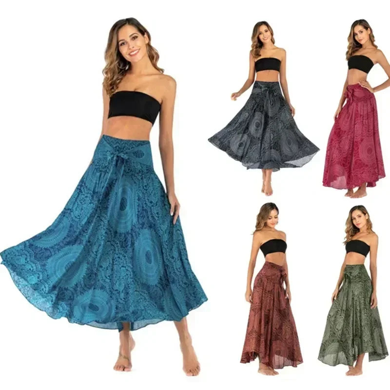 Sexy Long Boho Bottom Vintage Casual Skirt