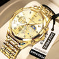 POEDAGAR Luxury Watch Top Original Waterproof Chronograph