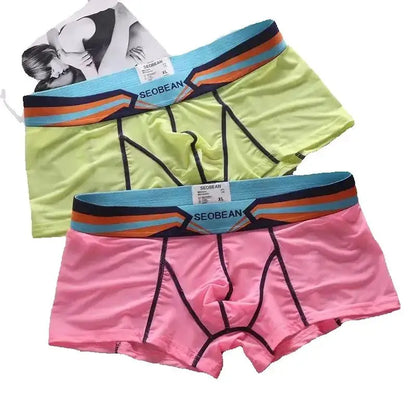 Men's Translucent Nylon Inner Pouch Boxer Briefs