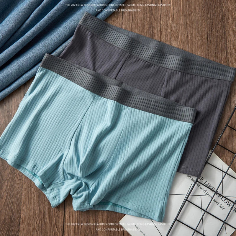 3pcs Chubby Man Loose Boxers Underwear Oversized