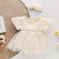 Infant Baby Girls Embroider Sleeveless Rompers