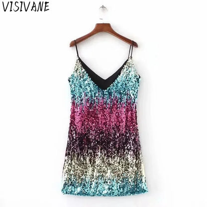 Mini Sexy Vintage Elegant Dress for Women