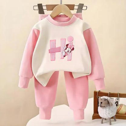 Long Sleeve Pajamas Sets for Girls Casual