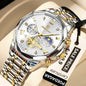 POEDAGAR Luxury Watch Top Original Waterproof Chronograph