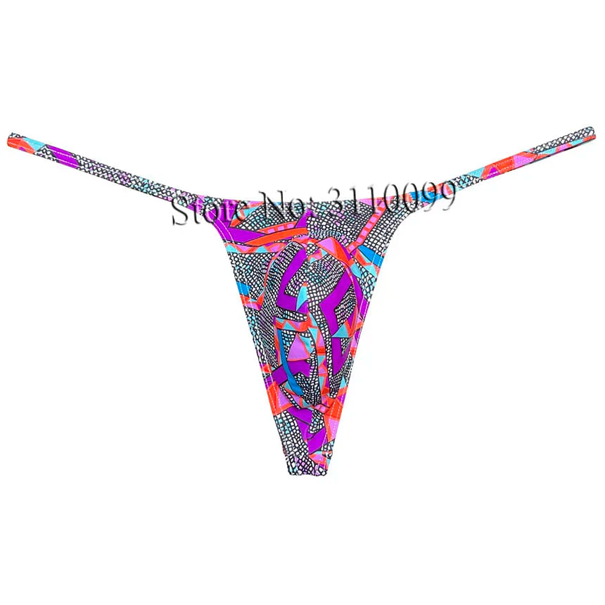 Men‘s Thong Micro Bikini Swim  Pouch G-string