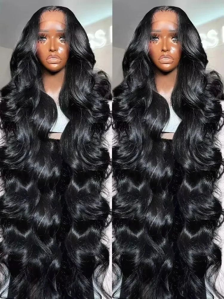 Density Body Wave HD Transparent Lace Frontal Wig