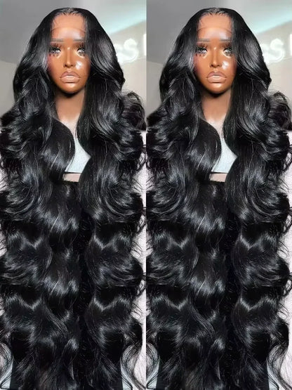 Density Body Wave HD Transparent Lace Frontal Wig