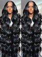 Density Body Wave HD Transparent Lace Frontal Wig
