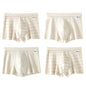 4PCS Cotton Antibacterial Boys Breathable Briefs
