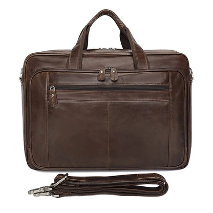 Genuine Leather Men Briefcase Business bag