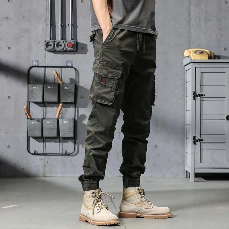 Mens Cargo Pants, Casual Multi-Pocket Tactical