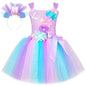 Princess Mermaid Tutu Dresses Costume for Kids