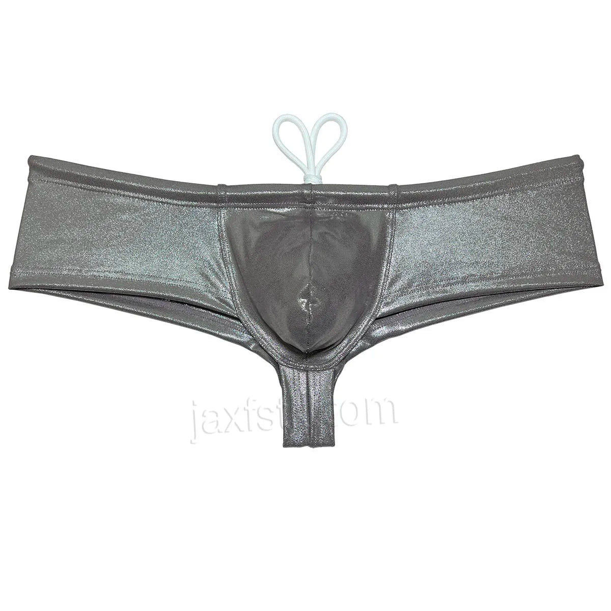 Sexy Men's Shiny Pouch Swimwear Bikini Drawstring