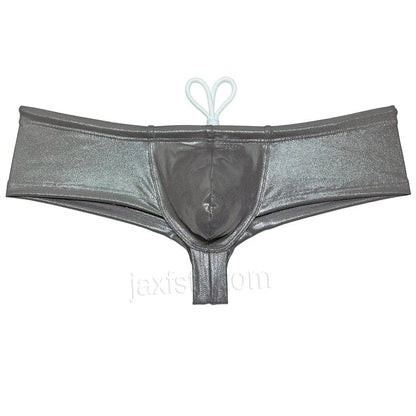 Sexy Men's Shiny Pouch Swimwear Bikini Drawstring