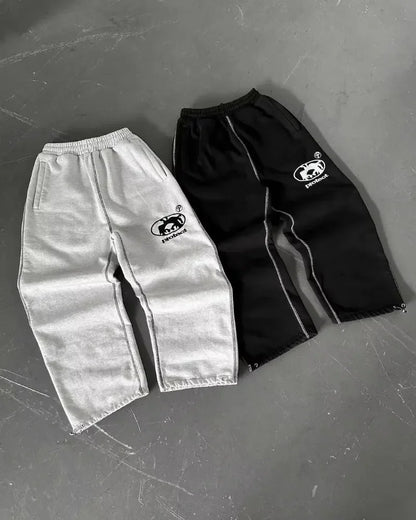 Man Long Pants Cargo Streetwear Joggers