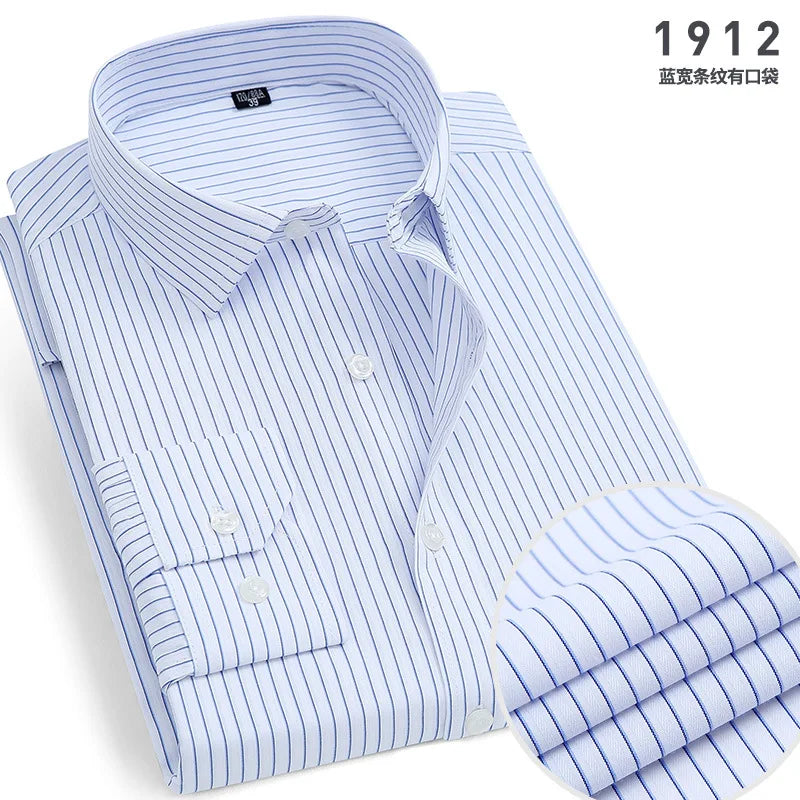 Mens Long-sleeved Non-ironing Anti-wrinkle Shirts