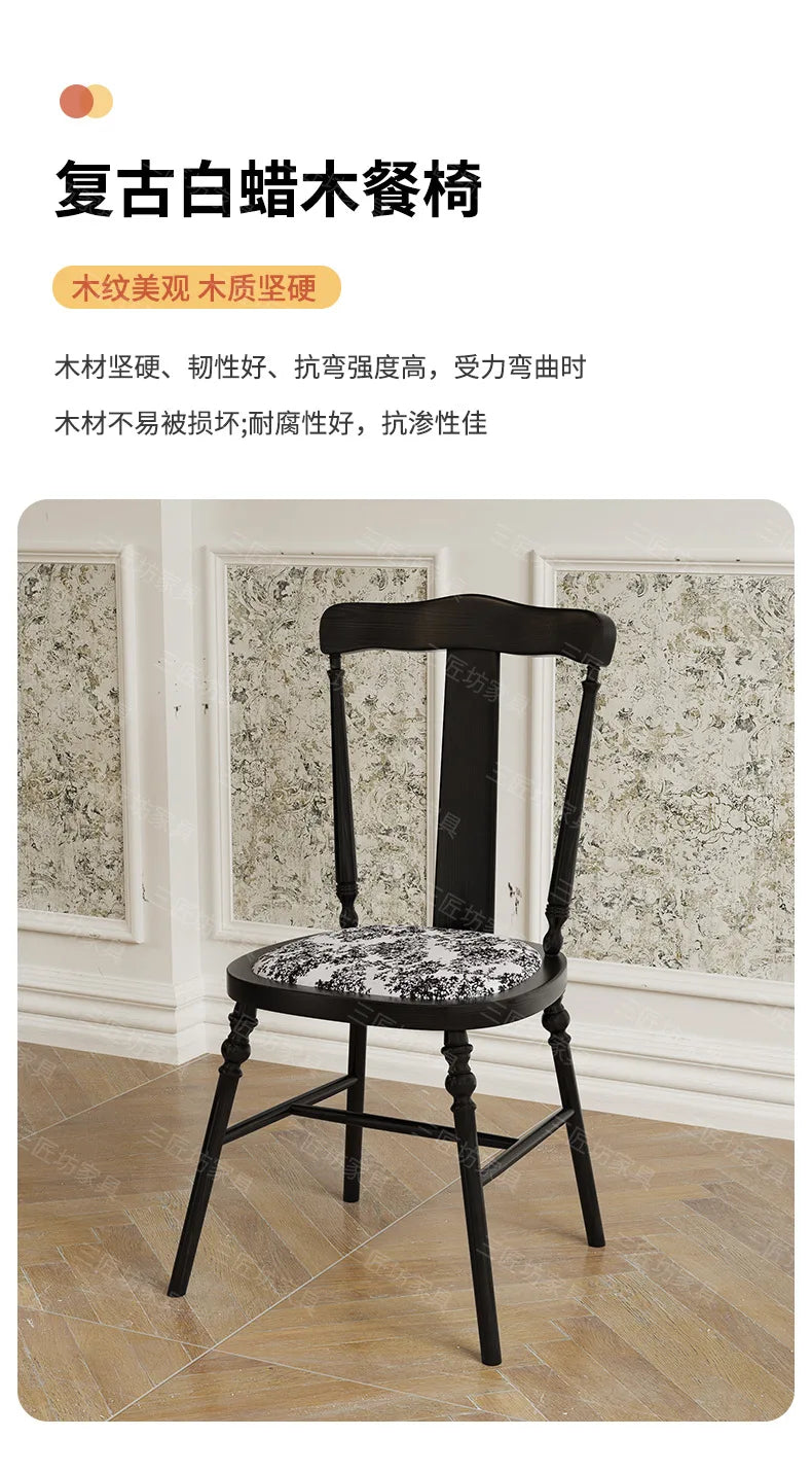 Western Dining Table and Chair Cafe Hotel