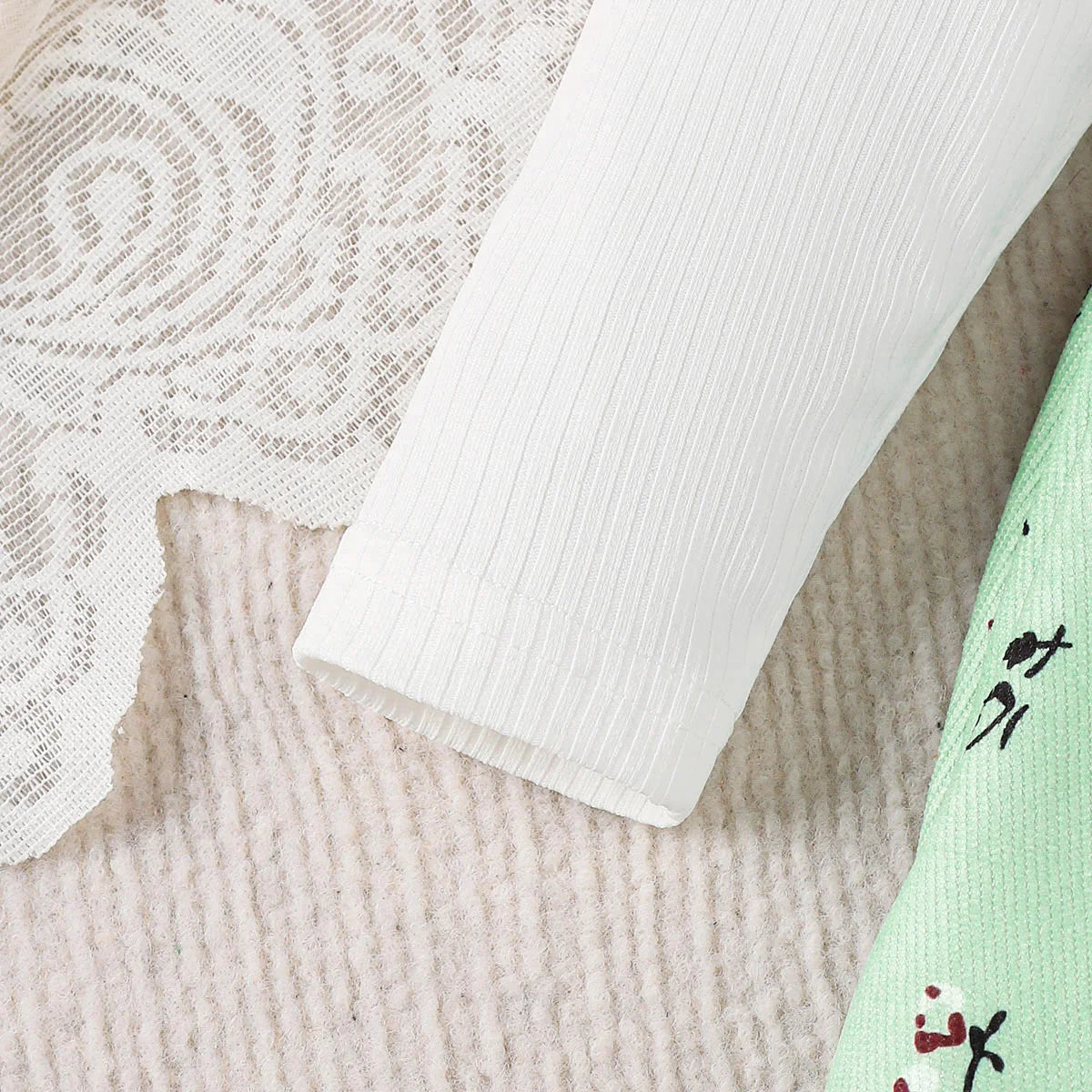 2pc Baby Girl Broken Flowers Big Bow Princess Dress