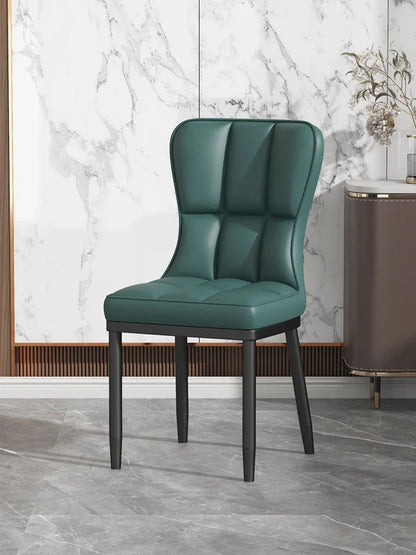 Italian Backrest Luxury Dining Chair Modern Retro