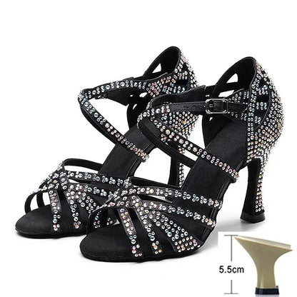 Women High Heels Diamond-encrusted Sandals