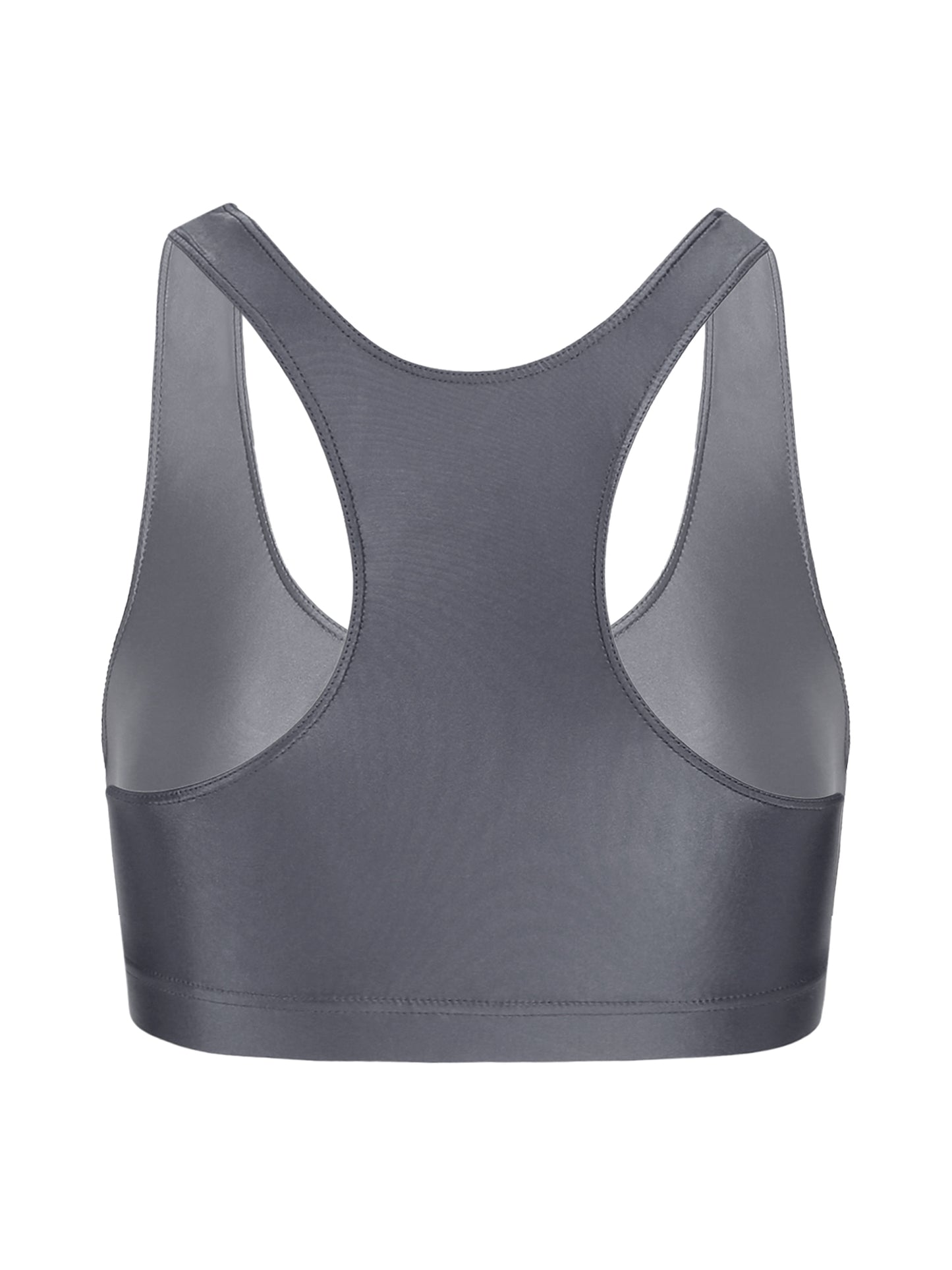 Glossy Womens Mid Waist Gym Fitness Yoga