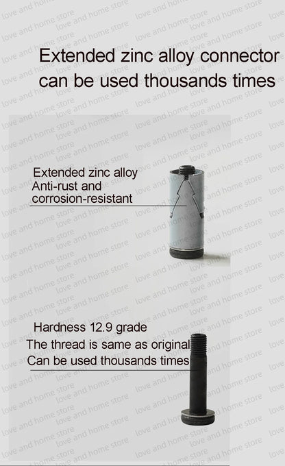 Modular DIY Metal TV Stand Cabinet Storage