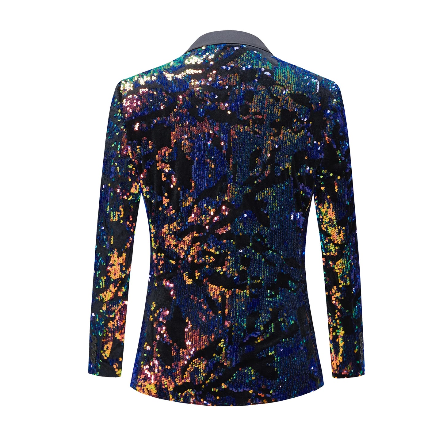 Men's fashion sequined suit jacket formal party