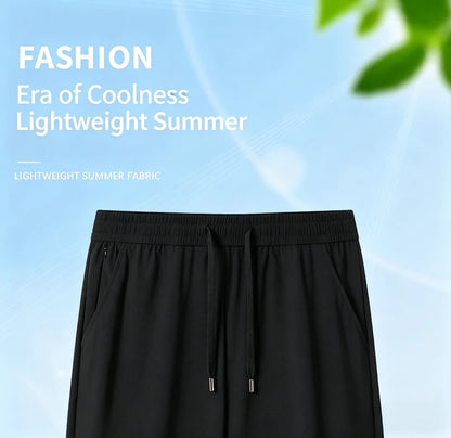 Silk Shorts Knee Length Bermuda Quick Dry
