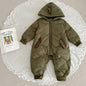 Infant Baby Girls Long Sleeve Cotton Jumpsuit