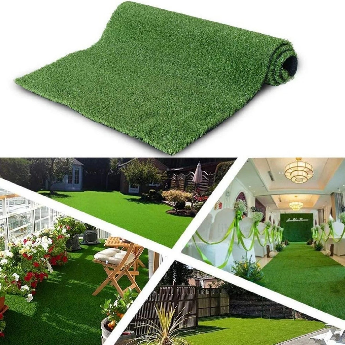 3ft x 10ft Quality Artificial Turf Drainage Holes