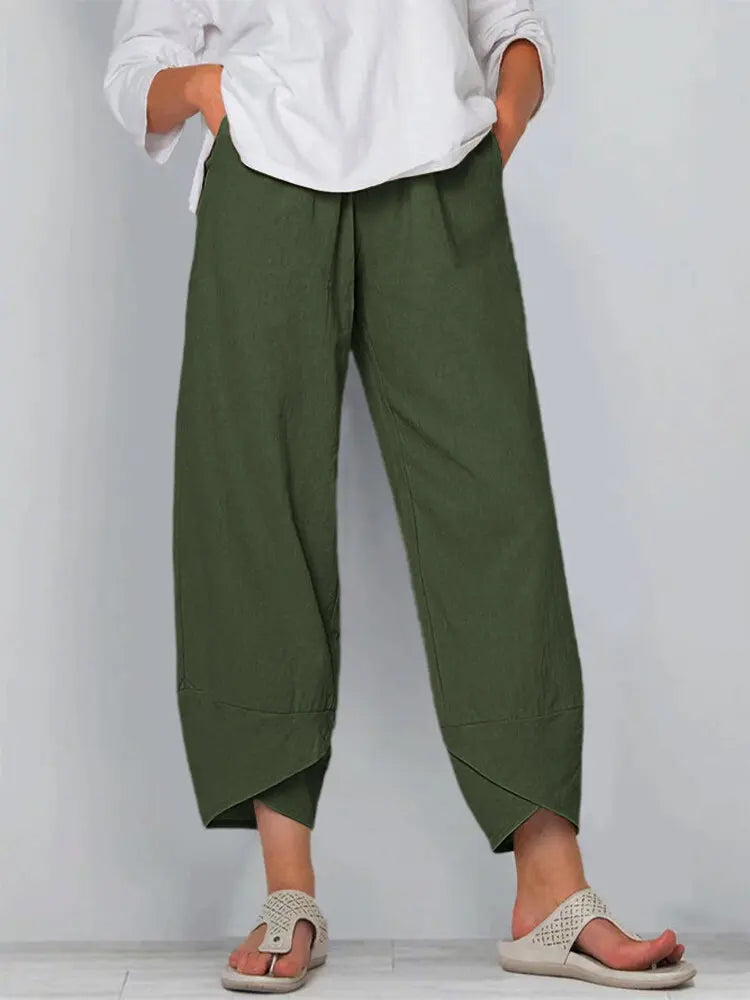 Women Sweatpants Joggers Women Cotton Linen Casual
