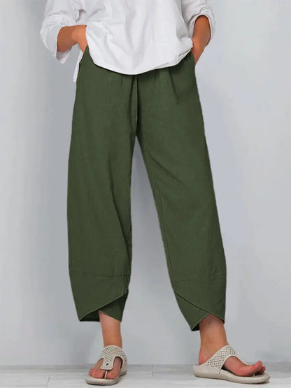 Women Sweatpants Joggers Women Cotton Linen Casual