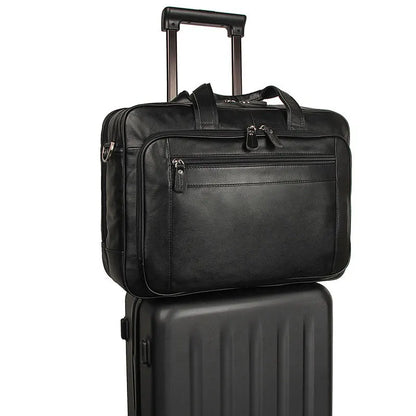 Genuine Leather Men Briefcase Business bag