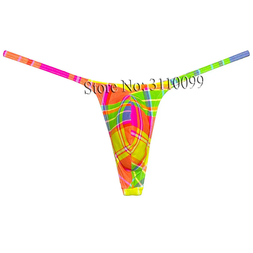Men‘s Thong Micro Bikini Swim  Pouch G-string