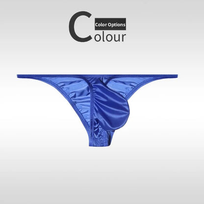 Low Waist Ice Silk Smooth Men's e Underwear