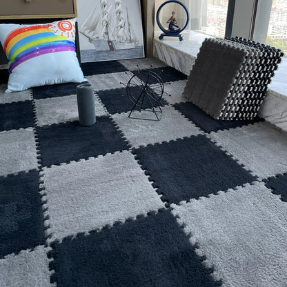 Soft Plush Foam Puzzle Carpet Warm Play Mats