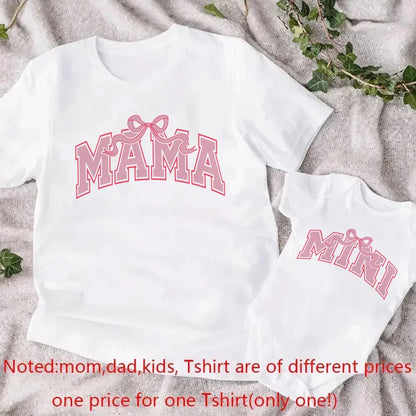 Family Matching Shirt Mother & Daughter Short Sleeve