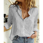 Vintage Cotton Linen Casual Tops Womens Fashion