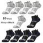 10 Pairs Men Ankle Athletic Socks