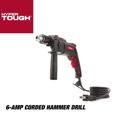 Corded Hammer Drill Keyed Chuck Variable Speed