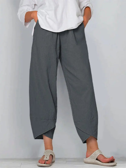 Women Sweatpants Joggers Women Cotton Linen Casual