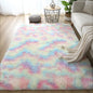 White Fluffy Modern Home Decor Rug Non-Slip