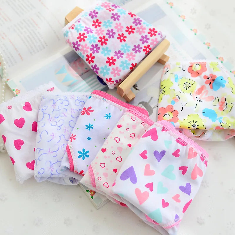 20PC Girls Underwear CartoonCotton  Briefs