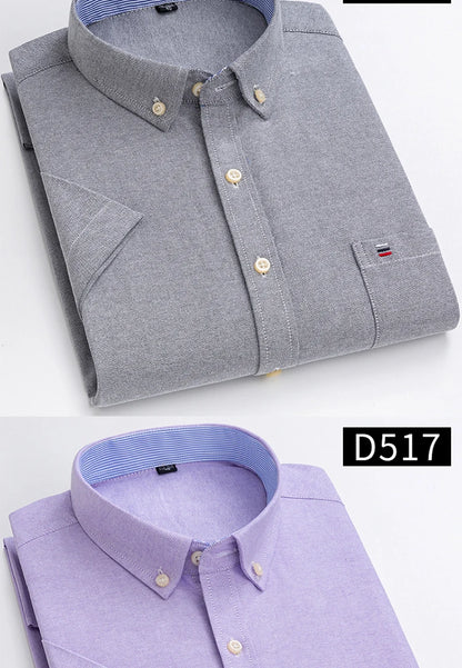 Plus Size Men Plaid Striped Formal Business