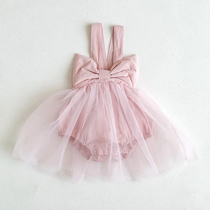 Infant Baby Girls Embroider Sleeveless Rompers