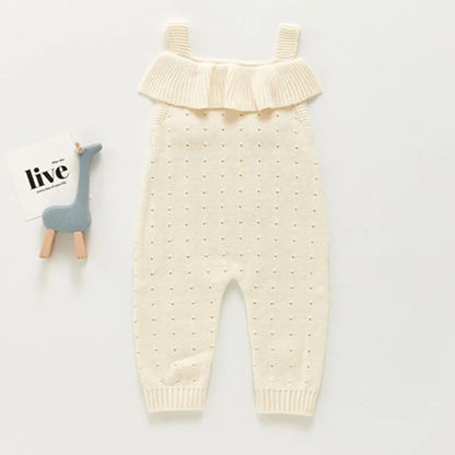 Boy/Girl Sleeveless Knit Children Rompers