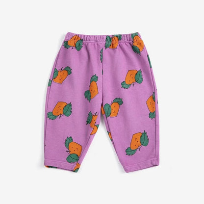 Girls Dress Printed Skirts Patchwork Outwear Pant Set