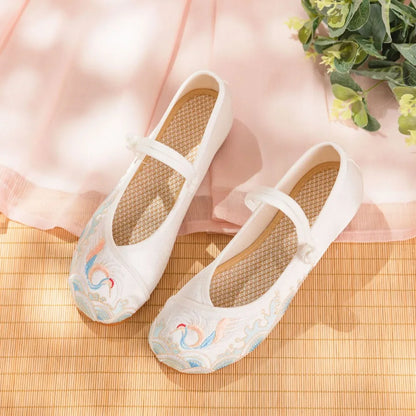 Women Casual Zapatos Vintage Cloth Single Shoes