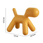 Plastic Children's Chair Cute Cartoon Dog Animal