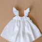 Baby Girls Linen Cotton Princess Dress